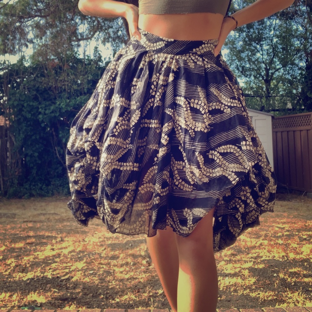 ALLSAINTS Spitalfield one-of-a-kind hitch skirt